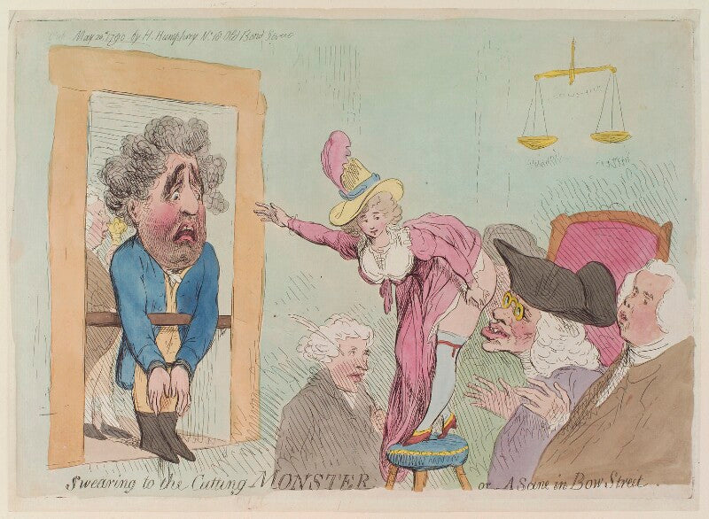 'swearing to the cutting monster or  a scene in bow street' npg d13001