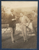 Aldous Huxley; Eric Charles Dickinson; Edward Joseph Harrington O'Brien NPG Ax140450