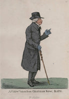 John Shepherd ('A view taken from Chatham Row, Bath') NPG D13309