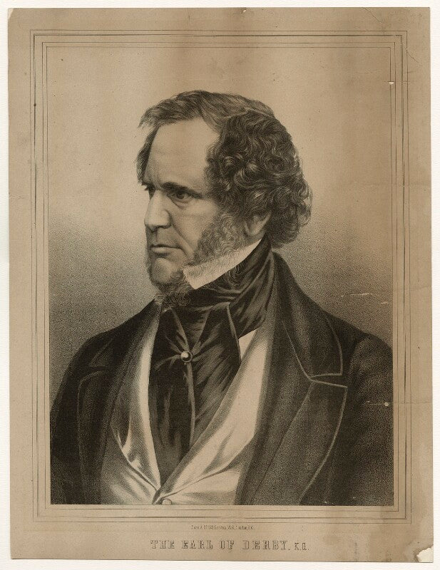 Edward stanley, 14th earl of derby npg d35124