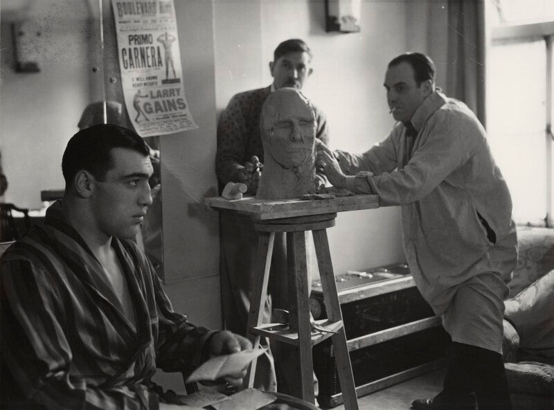 Primo carnera and sculptor npg x10283