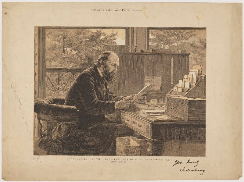 Robert gascoyne cecil, 3rd marquess of salisbury npg d40040