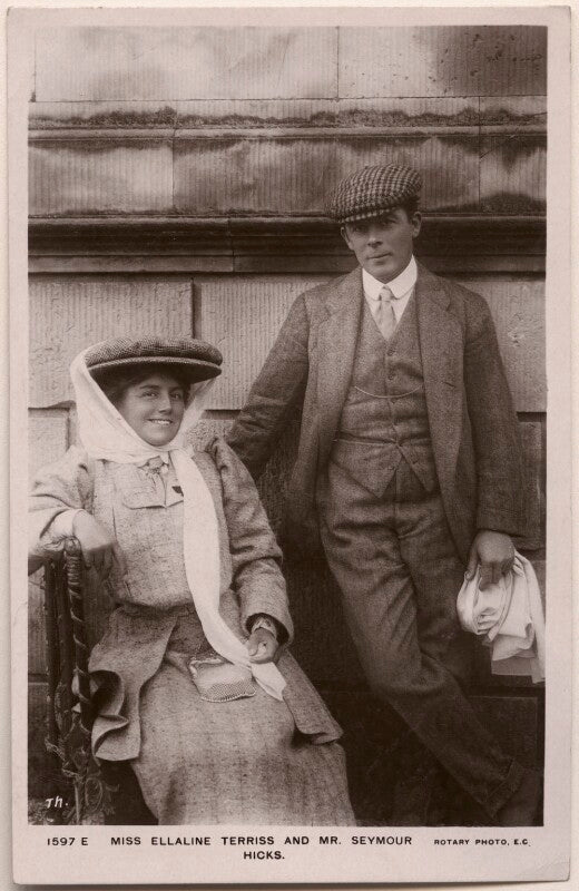Ellaline terriss; sir (edward) seymour hicks npg x27505
