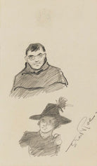 Two unknown sitters at the wedding of Miriam Janet Browne and Frederick John Gwynn NPG D43243