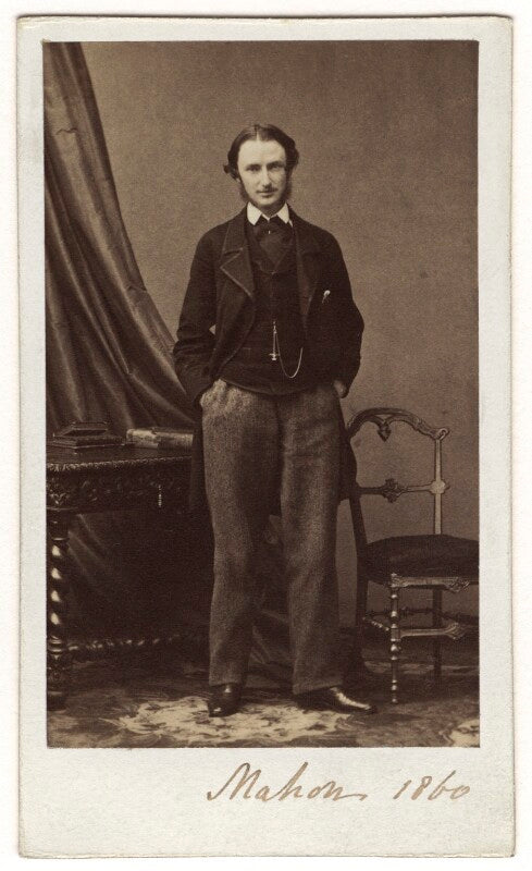 Arthur philip stanhope, 6th earl stanhope as lord mahon npg ax29651