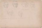 Mr Crane; Mr Landford; Mr Croton and three unknown sitters NPG D23313(50)