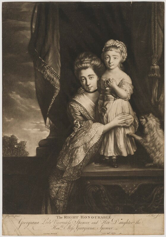 (margaret) georgiana spencer (née poyntz), countess spencer; georgiana cavendish (née spencer), duchess of devonshire npg d41998