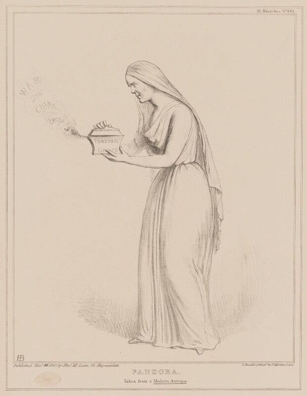 Pandora (henry john temple, 3rd viscount palmerston) npg d41595