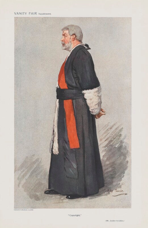 Sir thomas edward scrutton ('men of the day. no. 1285. "copyright."') npg d45616