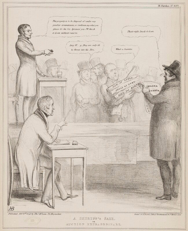 A sherriff's sale npg d41559