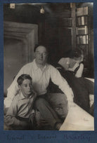 Dermod MacCarthy; Sir Desmond MacCarthy; Julian Vinogradoff (née Morrell) NPG Ax141466