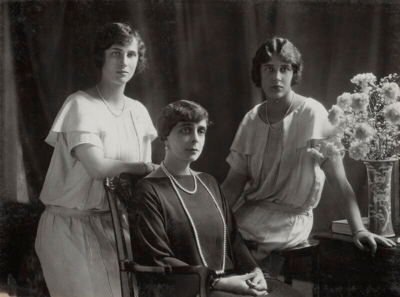 Princess paul of yugoslavia (princess olga of greece); princess elena of greece and denmark (née grand duchess elena vladimirovna of russia); elizabeth, countess toerring jettenbach npg ax29351