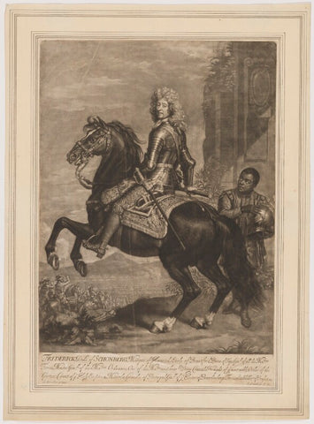 Frederick Herman de Schomberg, 1st Duke of Schomberg and an unknown boy NPG D40584