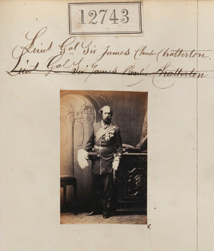 Sir james charles chatterton, 3rd bt npg ax62386