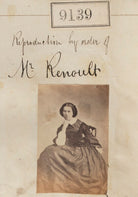 Unknown woman ('Reproduction by order of Mr Renoult') NPG Ax58961