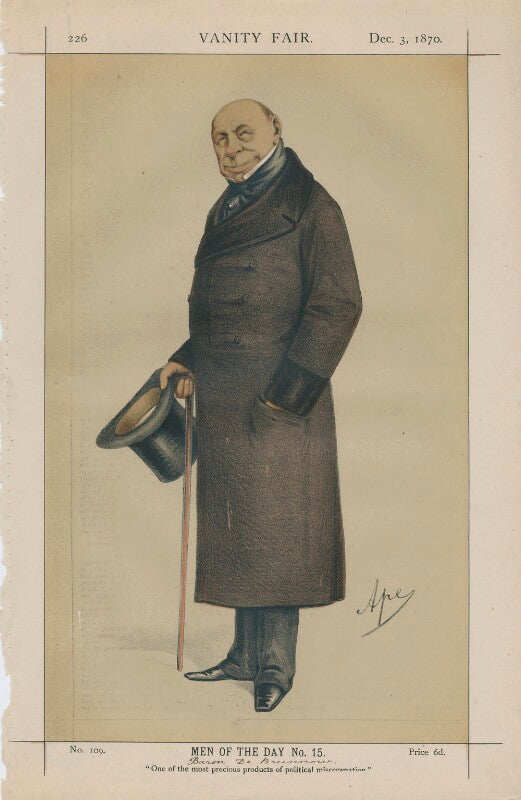 Baron philipp von brunnow ('men of the day no. 15.') npg d43460