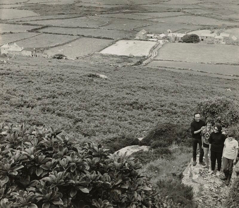 Patrick heron; delia heron (née reiss); katharine heron; susanna heron npg x131103