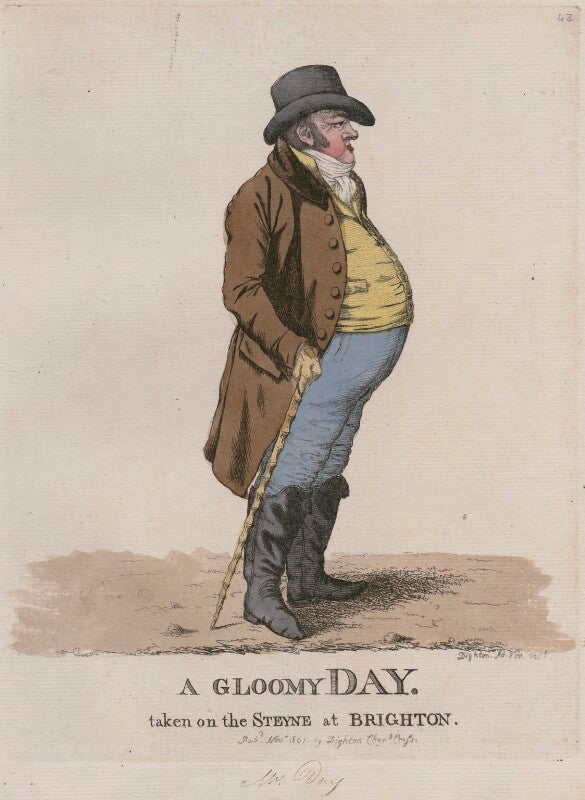 Matthew day ('a gloomy day, taken on the steyne at brighton') npg d13303