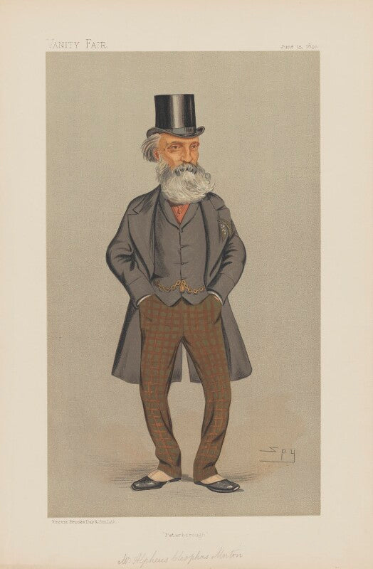 Sir alpheus cleophas morton ('statesmen. no. 613.') npg d44651