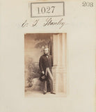 Edward James Stanley NPG Ax50552