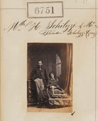 Theodore Emmanuel Schilizzi; Hypatia Schilizzi (née Schilizzi) NPG Ax56677