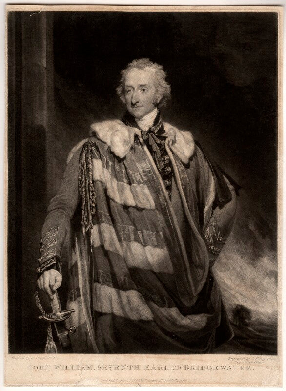 John william egerton, 7th earl of bridgewater npg d811