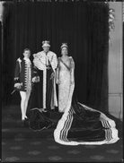 Prince George, Duke of Kent; Princess Marina, Duchess of Kent with a page boy NPG x132141