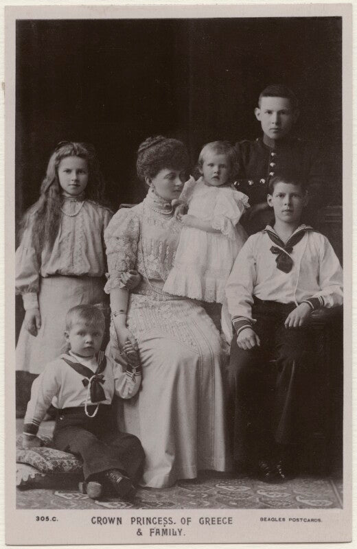 'crown princess of greece & family' npg x74422