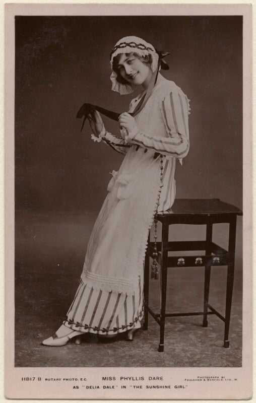 Phyllis dare as delia dale in 'the sunshine girl' npg x138242