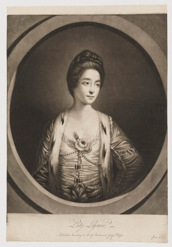 Penelope ligonier (née pitt), viscountess ligonier npg d37337