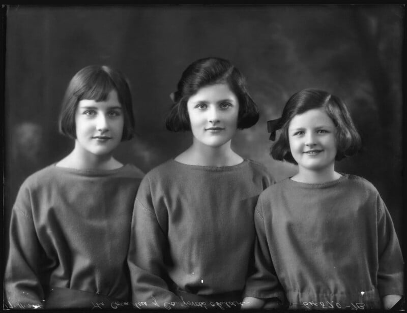 Mary lilian manningham buller (née lindsay); katharine constance nicholson (née lindsay); barbara hurst (née lindsay) npg x123042