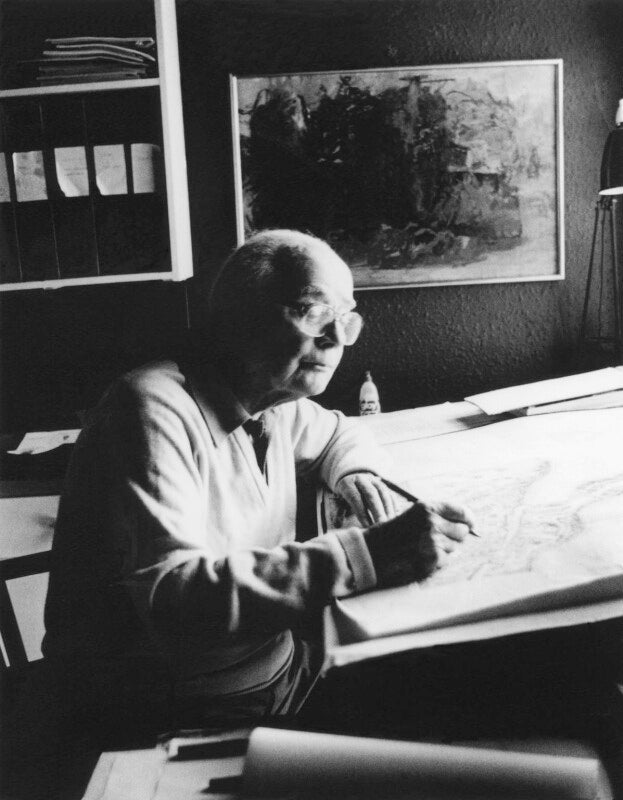 Sir geoffrey alan jellicoe npg x36186