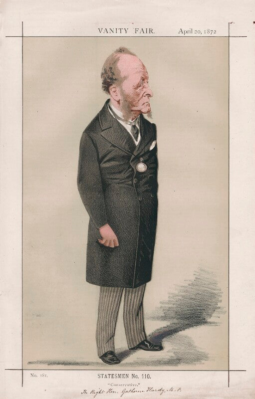 Gathorne gathorne hardy, 1st earl of cranbrook ('statesmen no. 110.') npg d43532