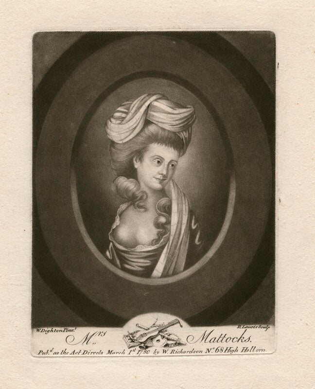 Isabella mattocks (née hallam) npg d3651