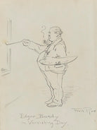 'Edward Bundy on Varnishing Day' NPG D43137