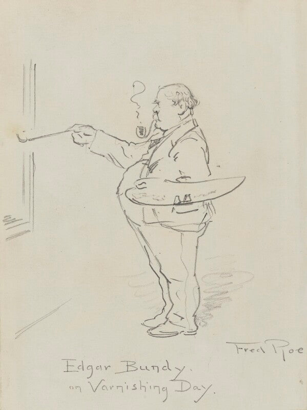 'edward bundy on varnishing day' npg d43137