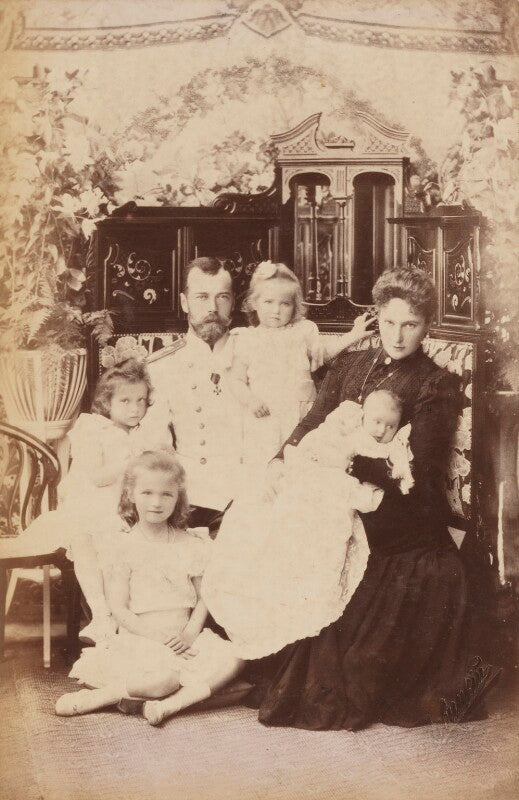 Nicholas ii, emperor of russia with his family npg p1700(67c)