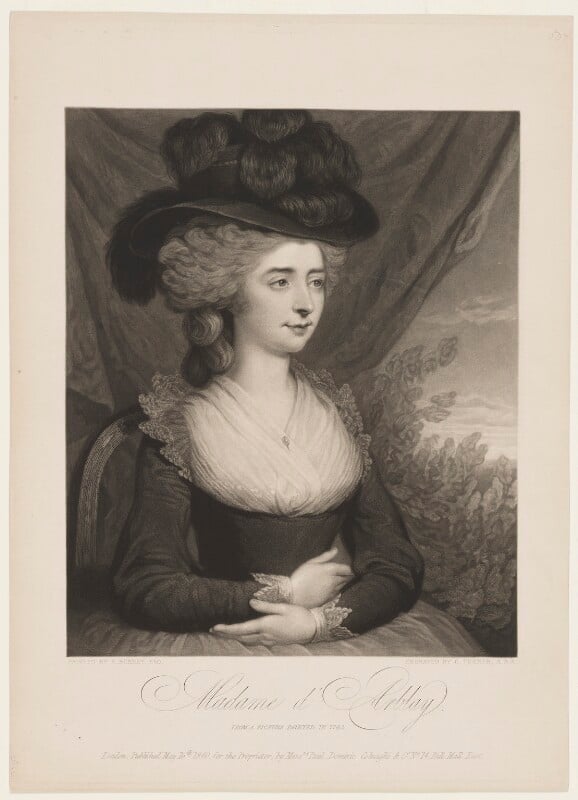 Frances 'fanny' burney npg d930