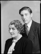Hon. Elsie Faulconer (née Holland-Hibbert); Ivor Christopher Faulconer NPG x177660