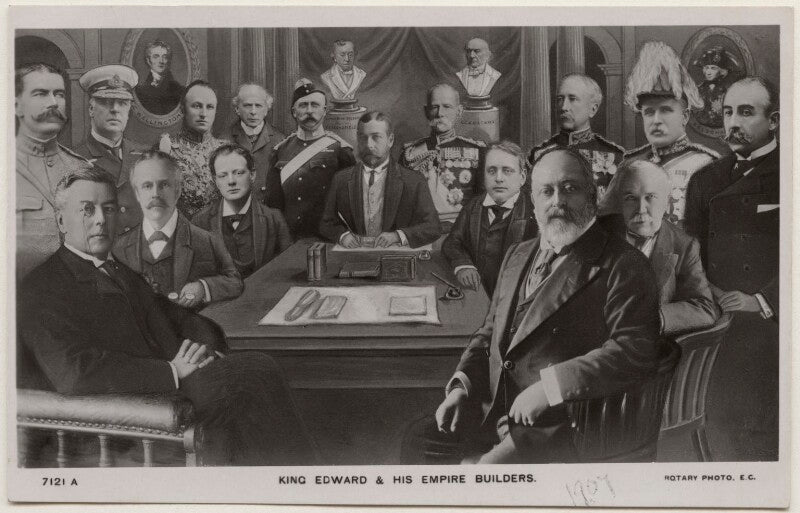 'king edward & his empire builders' npg x197883