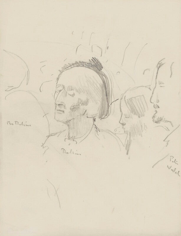 Group including frederick delius and philip arnold heseltine npg 4975(8)