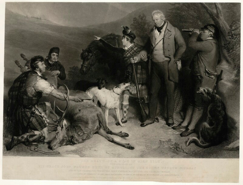 The death of a stag in glen tilt npg d7516