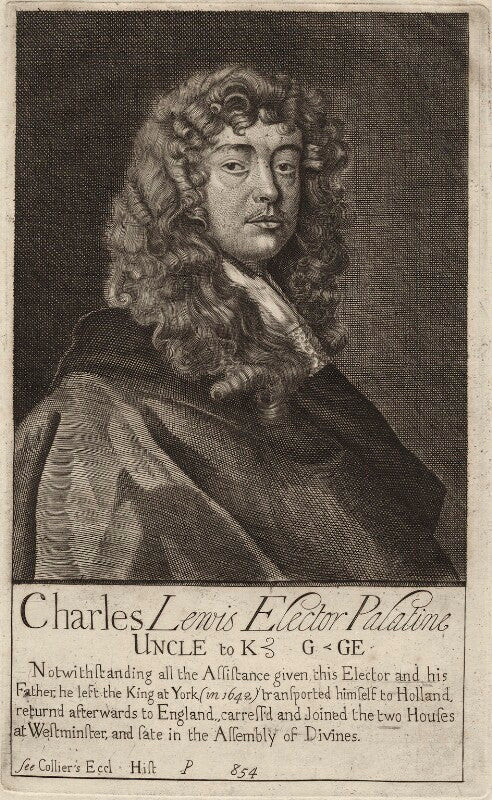 Charles lewis (louis), elector palatine npg d26464
