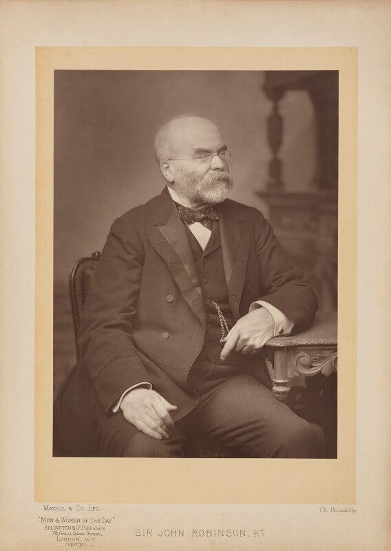 Sir john richard robinson npg ax27665