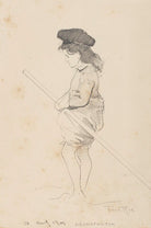 Unknown girl paddling in the sea at Hunstanton NPG D43083