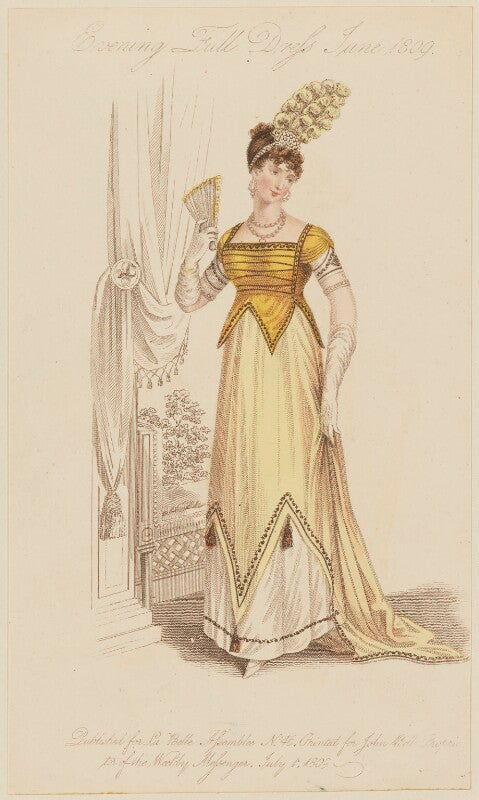 'evening full dress june 1809' npg d47544
