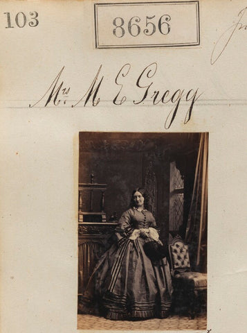 Mary Ellen Gregg (née Procter) ('Mrs M.E. Gregg') NPG Ax58479