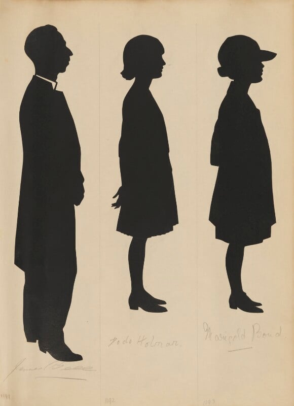 Tourists on the west pier, brighton (james bell; dodo holman; marigold bond) npg d46472