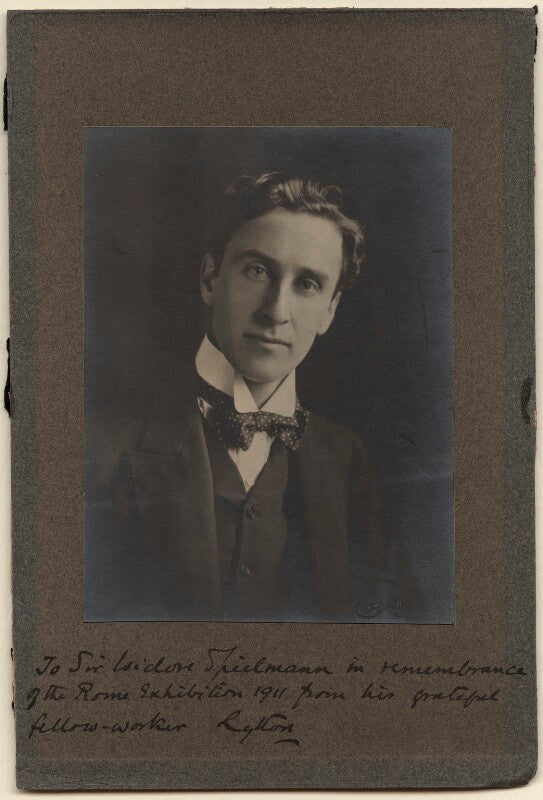 Victor alexander george robert bulwer lytton, 2nd earl of lytton npg x20178