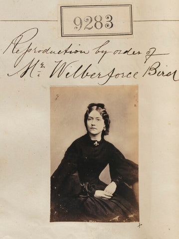 'Reproduction by order of Mr Wilberforce Bird' NPG Ax59104